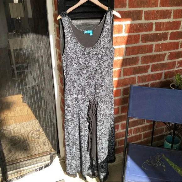fresh produce maxi dress fresh produce | Dresses | Fresh Produce Cotton Black Print Maxi Dress L